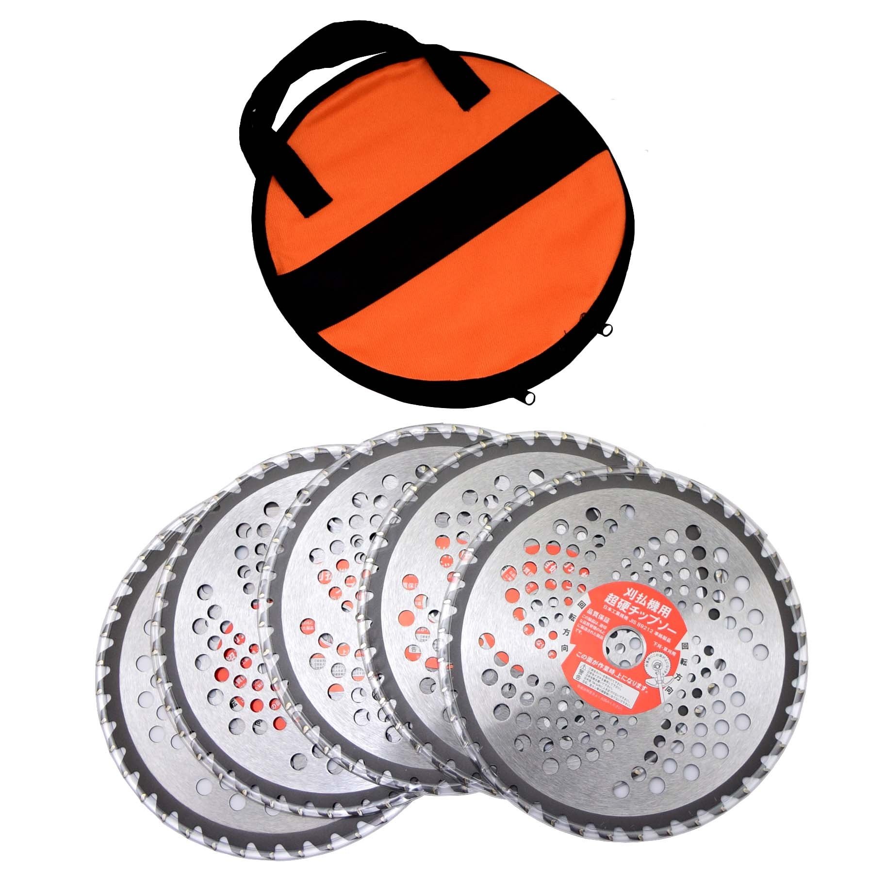 送料無料 高儀(Takagi) 草刈チップソー 軽量草刈用チップソー 5枚 ケース付 255×40P