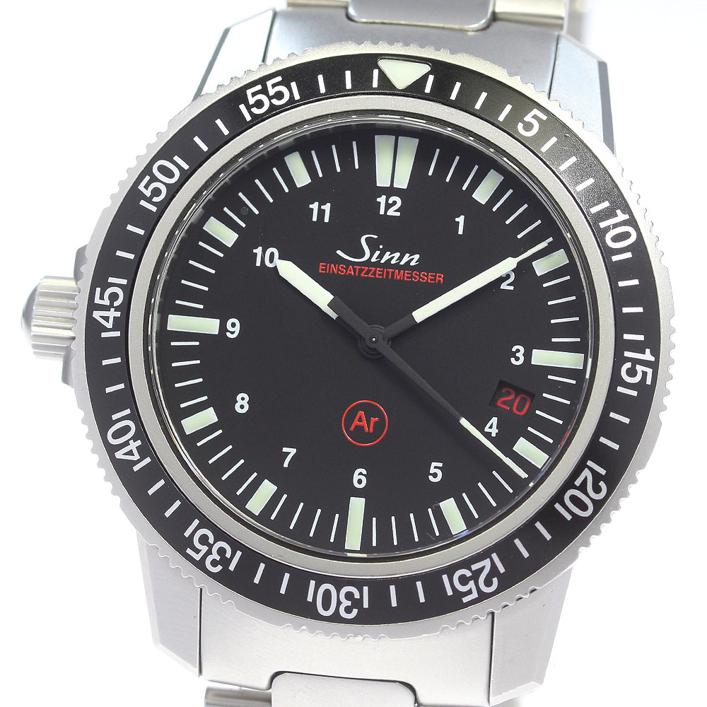 ジン Sinn 603.EZM-3 デイト 自動巻き メンズ 保証書付き_860356【中古】