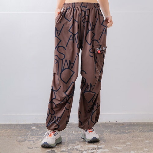 Airyプリントワイドカーゴパンツ フィットネス ウィメンズ 1532-1458-KHA