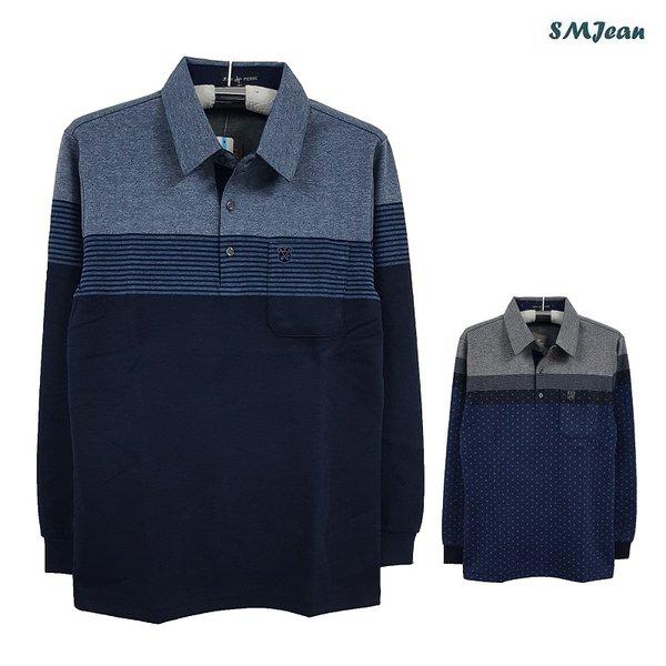 SMJ1209 男性用長袖ポロシャツ メンズ長袖Tシャツ ジャンピエル