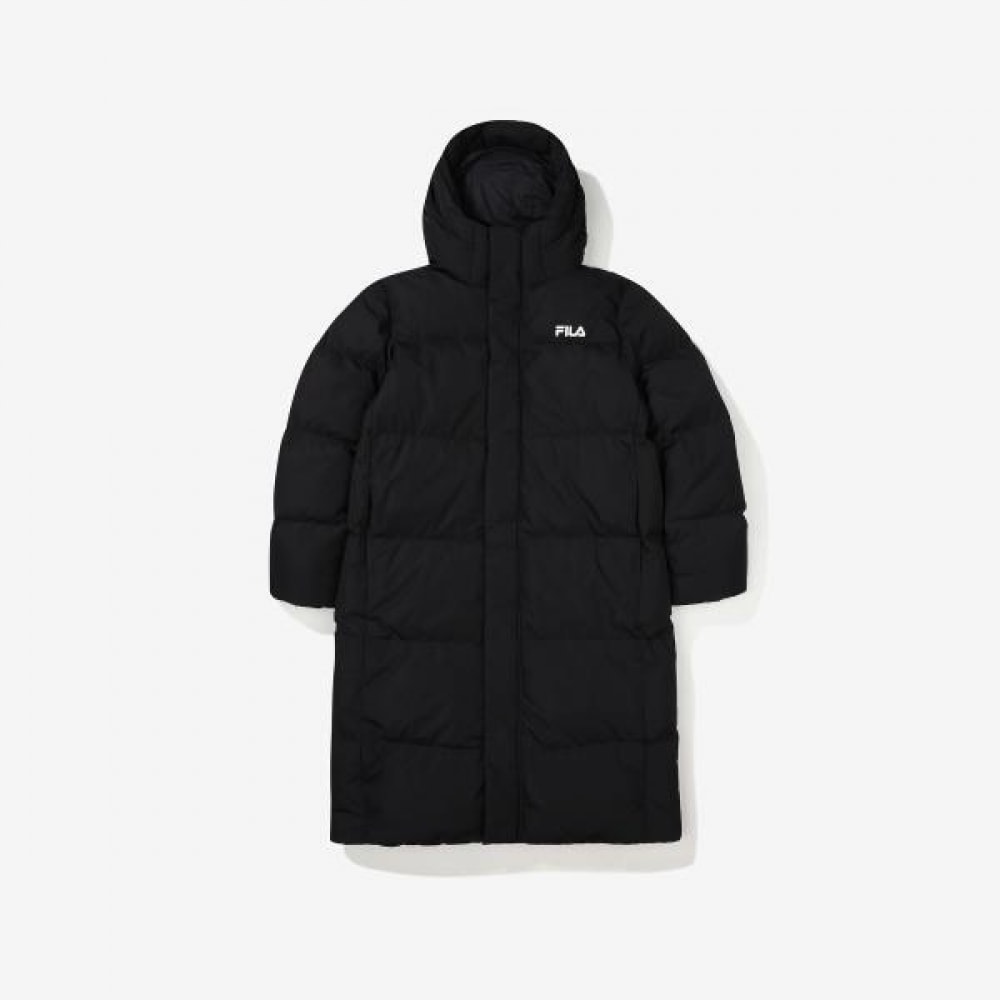 フィラ ダウン ロングパディングジャケット フード