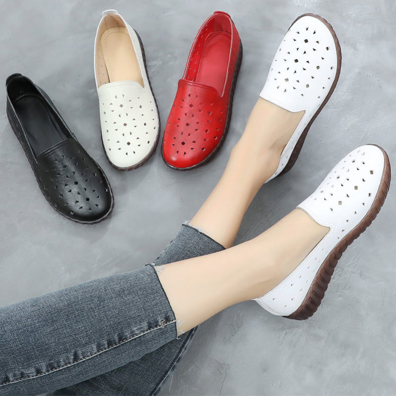 1000円OFFクーポン レディース パンプス ぺたんこ ラウンドトゥ メッシュ仕様 ローヒール サマー フラットシューズ コンフォートシューズ カジュアル 通気性 フラット ぺたんこパンプス ローフ