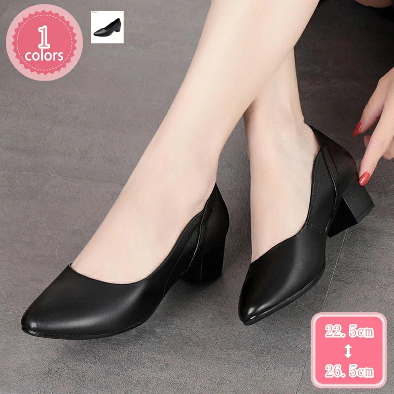 1000円OFFクーポン レディースパンプス レトロ 美脚 女性 パンプス 靴 レディース ミドルヒール スリッポン 太いヒール レディースシューズ 履きやすい 大きいサイズ 痛くない フォーマルシュ