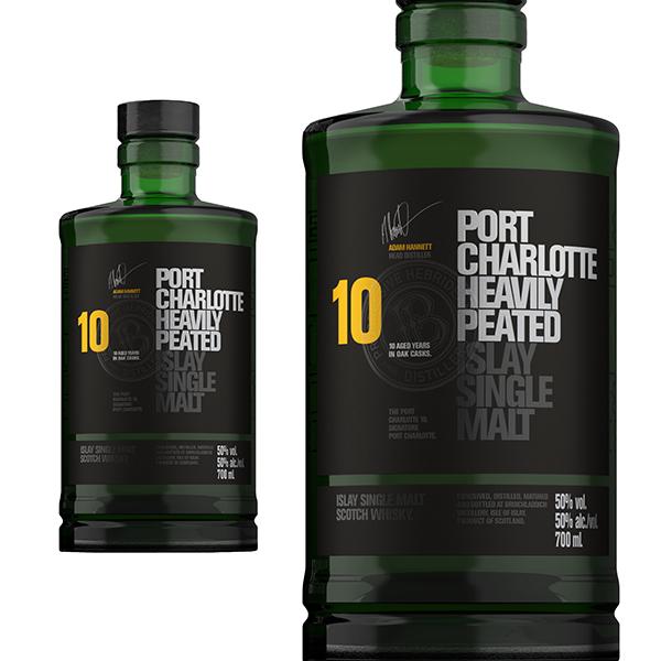 【正規品】ポートシャーロット[10]年 ヘビリー ピーテッド アイラ シングル モルト スコッチ ウイスキー 700ml 50％