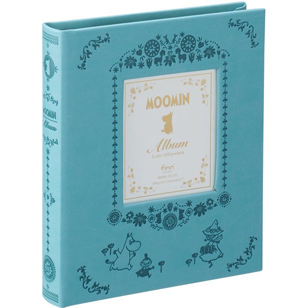 （まとめ買い）ムーミンxfinn’ フレームアルバム ブルー MUMN-7355-10 [x3]
