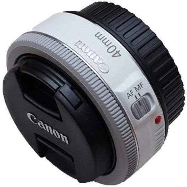 【中古】キヤノン Canon EF 40mm f / 2.8STM Pancakeレンズ ホワイト