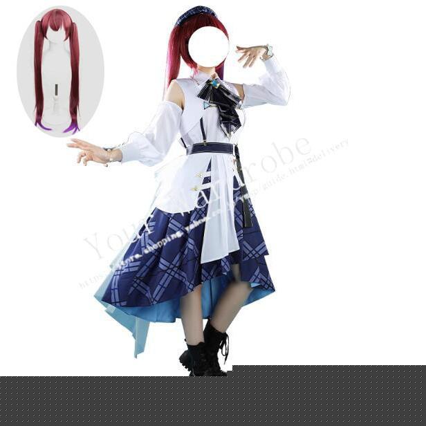 ホロライブ hololive Blue Journey 夜明けのうた 風 宝鐘マリン 不知火フレア 博衣こより 全員 打歌服 応援服 コスプレ クリスマス 文化祭