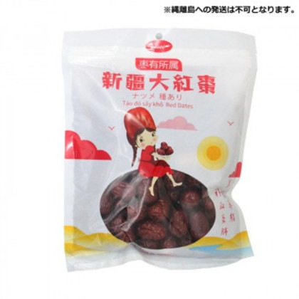 友盛貿易 友盛 棗有所属新疆紅棗(種あり棗ナツメ)400g×35pc 0080278