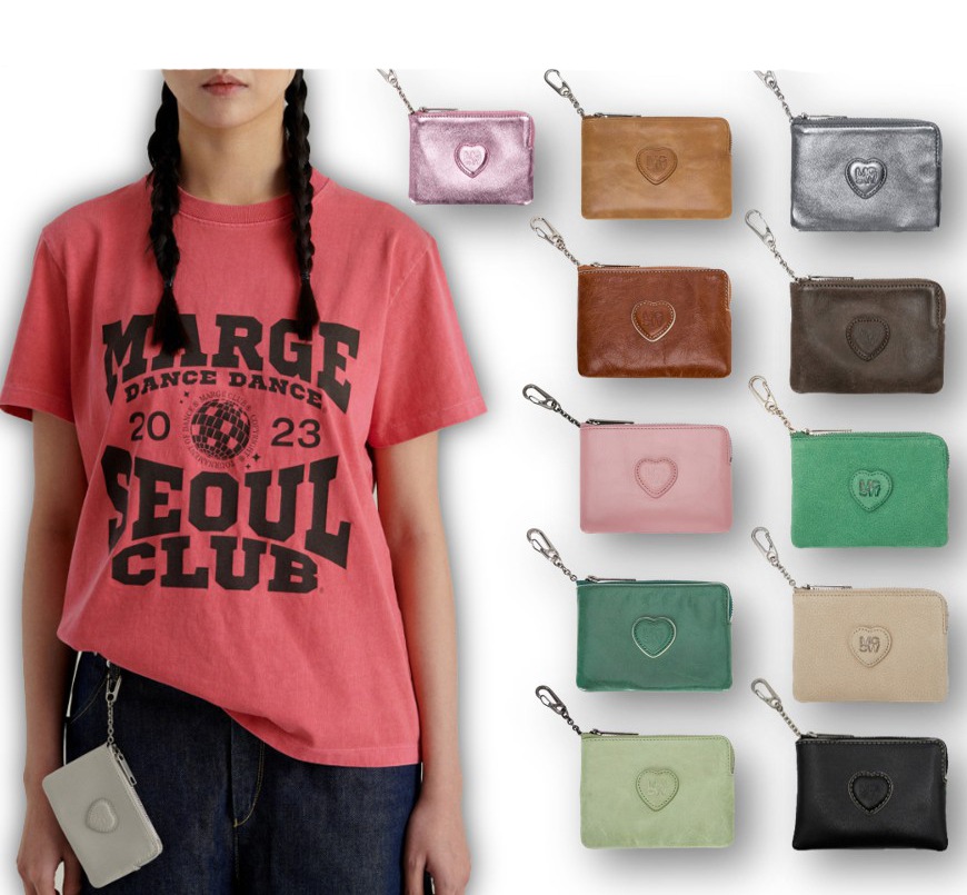 HEART ZIPPER WALLET