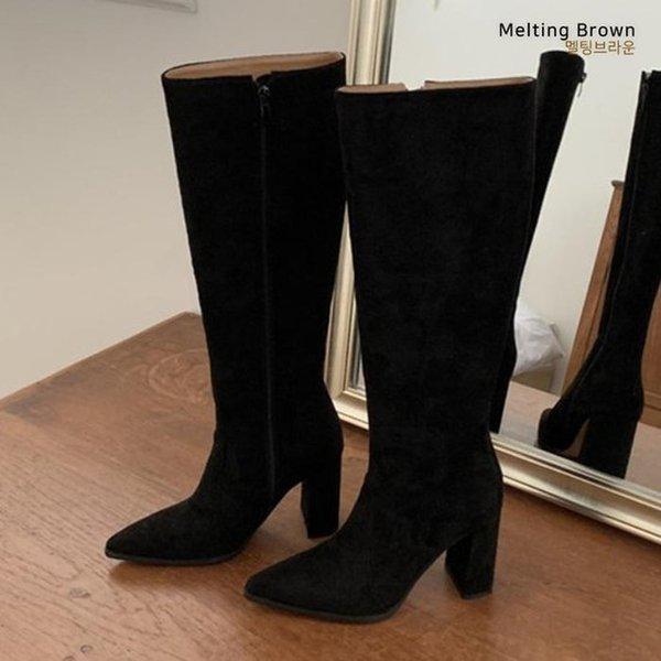 女性用ロングブーツ スエードブーツ T63