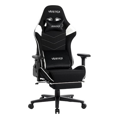 S2 高撥水メッシュファブリック フットレスト付き ゲーミングチェア ホワイト VES-S2FTWH 27,713円