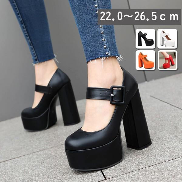 (WJ Fashion)春ロリータ 厚底 ロリィタパンプス ゴスロリ ロリィタ靴 レディース 大人 可愛い 女の子 日常 文化祭 イベント 美脚 お茶会 通学 小さいサイズ 大きいサイズ