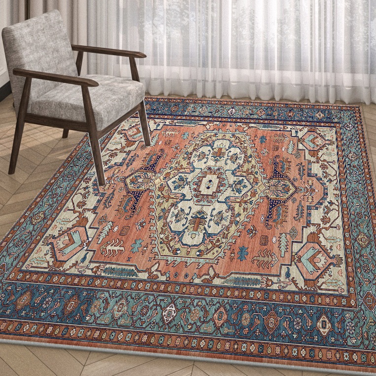 越境アマゾン模造カシミヤカーペット増粘ノンスリップ吸水性リビングルームカーペットマットtpr洗える底折りたたみフットマット 8,275円