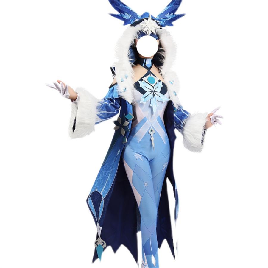 原神Project Genshin Impact 愚人 ファデュイ 蔵鏡官女 風 コスプレ 衣装 演出服 変装 cosplay 仮装 二次会 イベント パーティー-893