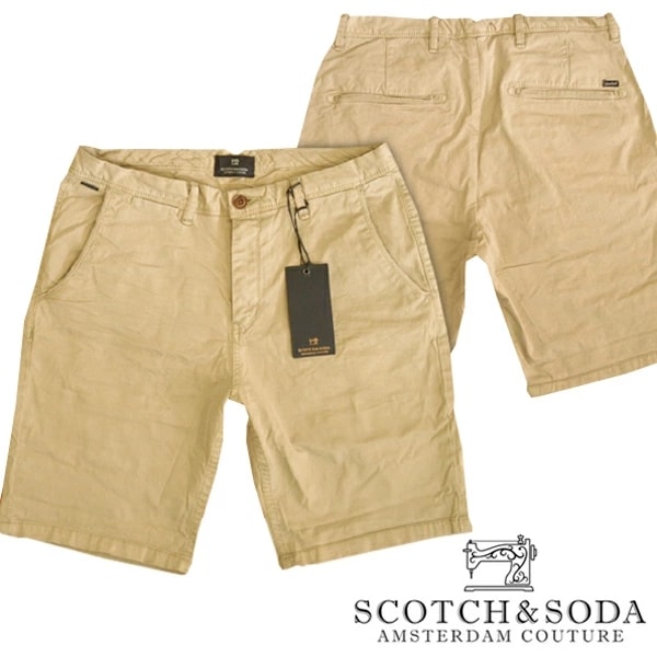 スコッチ&ソーダ スコッチアンドソーダ scotch&soda メンズ コットン ハーフパンツ ウォッシュカーキ ショーツ 半ズボン ボトムス カジュアル サーフ セレブ ストリート ヨーロピアン ヴ 8,613円