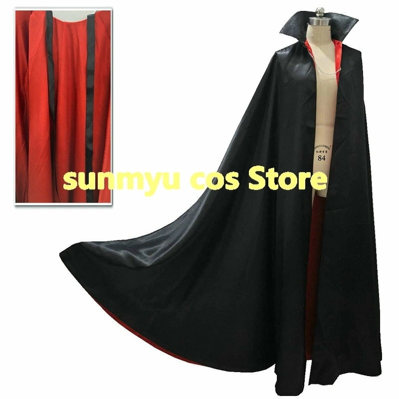 2層サテンマント　おもいっきり探偵団 覇悪怒組 魔天郎 コスプレ衣装 色変更自由　ハロウィン　オーダーメイド　オーダーサイズ