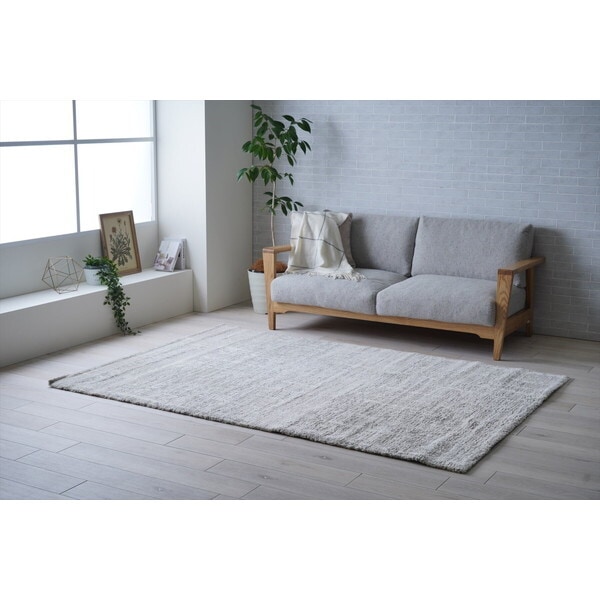 1321630140201 タック IV 140×200 アイボリー ウィルトンラグ メーカー直送