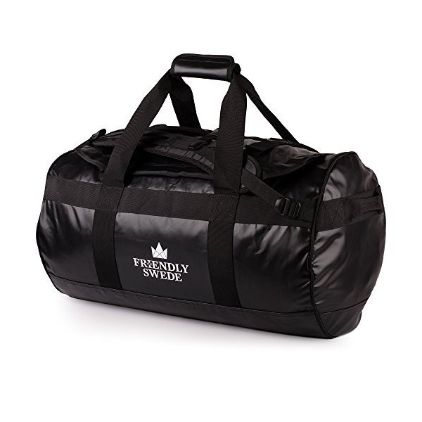 The Friendly Swede Duffel bag with Backpack Straps for Gym， Travel and Sports - SANDHAMN Duffle Wate