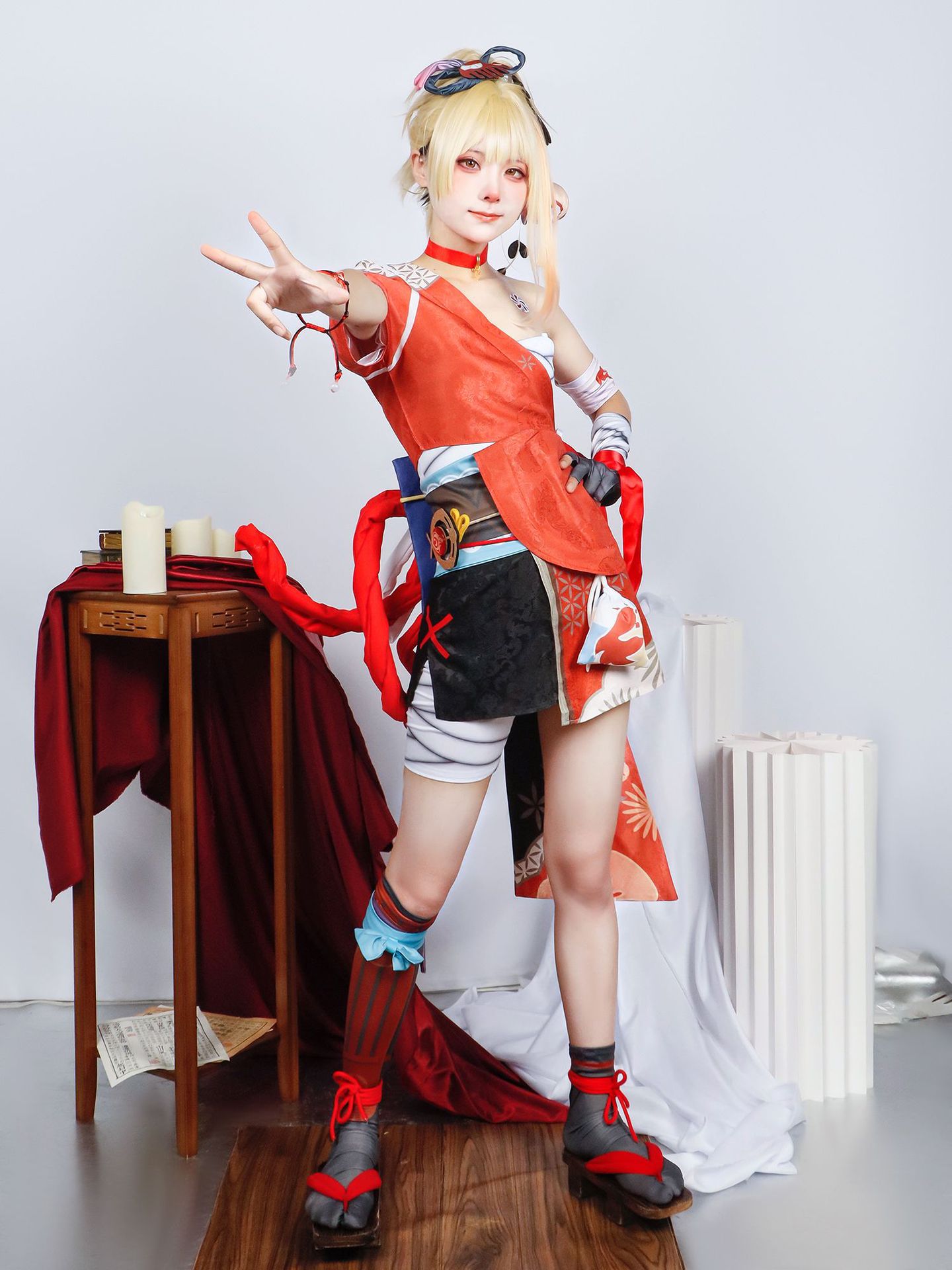 宵宮 原神 コスプレ 夏祭りの女王 花火職人 長野原花火屋 少女 Yoimiya セットアップ 宵宮様 お姫様サイコ！ / 花火大会 盆踊り 夏祭り 文化祭 学園祭 お花見