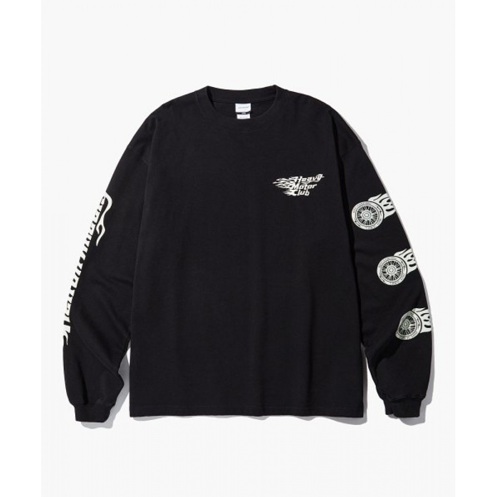 アウトスタンディングモットシリーズロングスリーブ (ヘビーモータークラブ) _ブラック