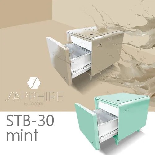 ロイヤル SAPPHIRE by LOOZER SMART TABLE スマートテーブル STB30 MINT サファイアバイルーザー 冷蔵庫付きテーブル 30L 幅47cm