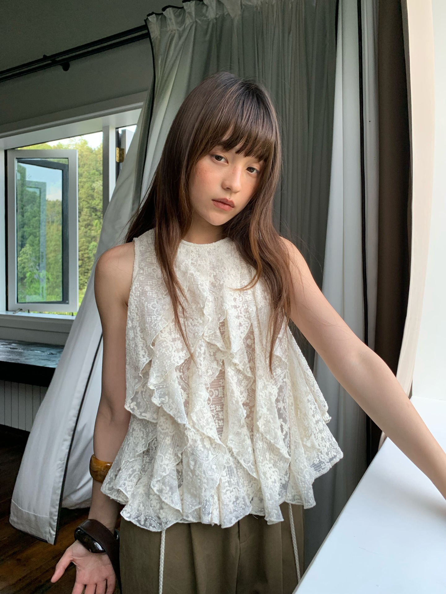 05.19十三行夏モデル25夏のフレンチファッションの洋風が美しいです