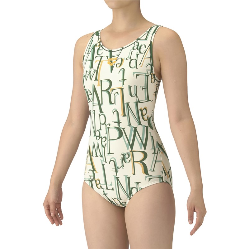 フイツトネスワンピース 水泳水着W フィット (as5fwf21l-whor)