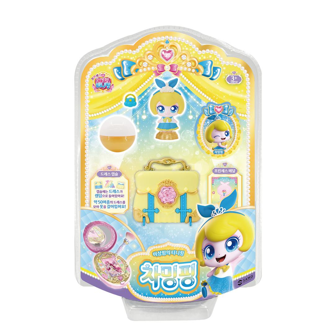 プリンセス キャッチ チニッピング チャーミングピング フィギュア + ポドクピング フィギュア ティニッピング シーズン6 2点セット おもちゃ