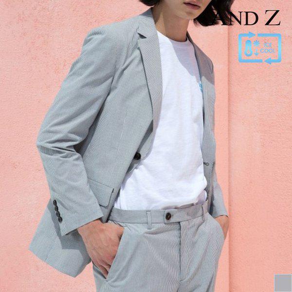 ストライプ スパン ジャケット BLA2KG1055