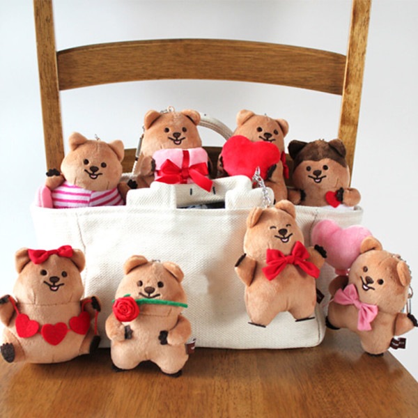 ヨンイの森 シークレット 花カーキリング 人形 10cm 1箱-8点セット 動物 愛着 バッグハンガー 学校 幼稚園 誕生日プレゼント ホワイトデー 8,389円