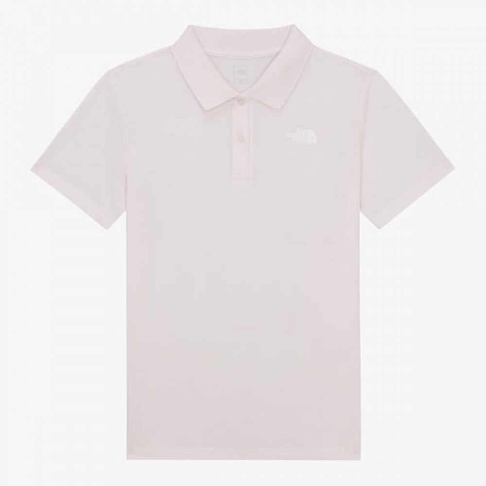 ノースフェイス レディース クールマックス プライム 半袖ポロ ライトピンク NT7PR34B