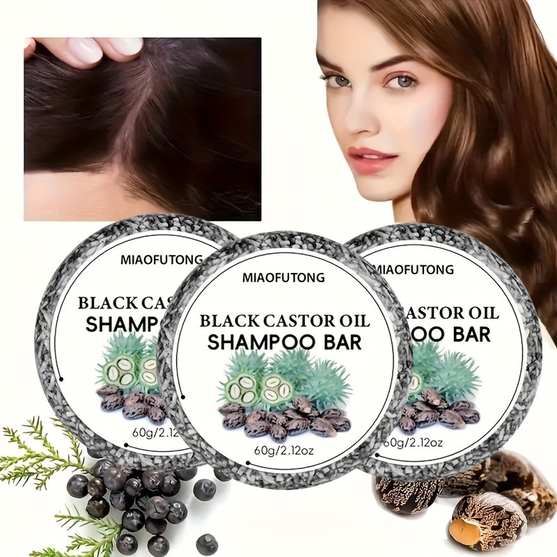 ジャマイカンブラックキャスターオイルシャンプー60g×3本入り - ヘアストレングシングコントロール滑らかで栄養たっぷりのエッセンシャルオイルハンドメイドソープ 4,509円