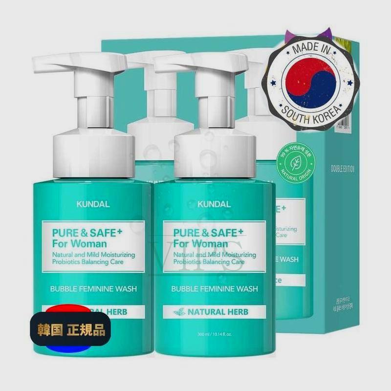 ピュアアンドセーフ女性清浄剤ナチュラルハーブ/ 300ml/ 8個