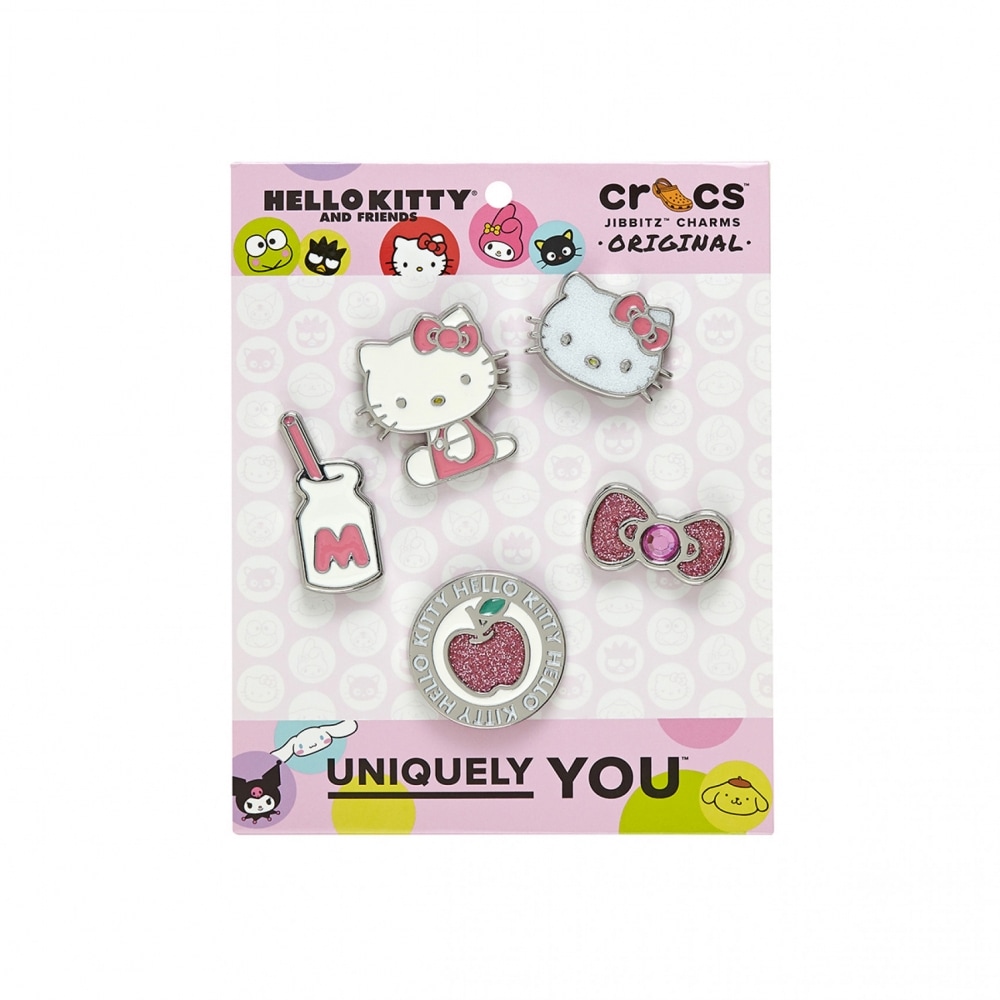 クロックスハローキティグリッター 5枚セット/10010555