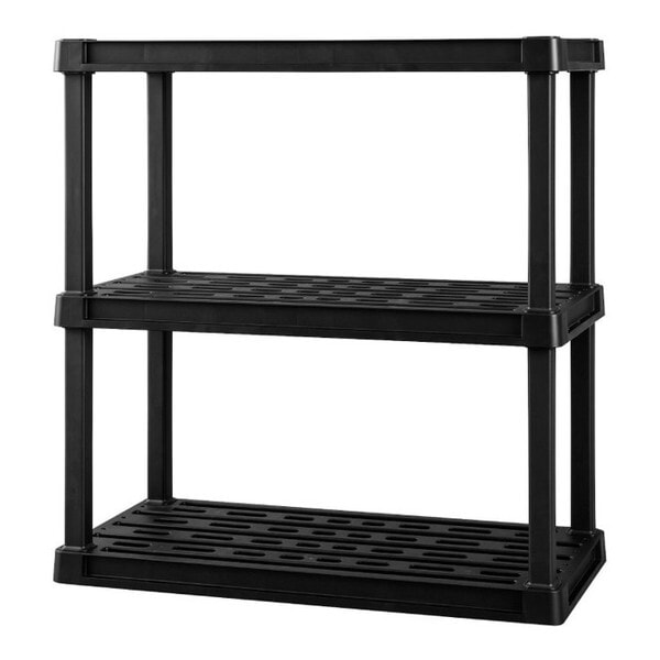 PLR-9143 ブラック プラスチックラック メーカー直送