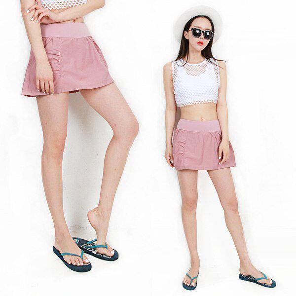 (BA)ラッシュシャーリングスカートパンツ/22夏/ビーチウェア