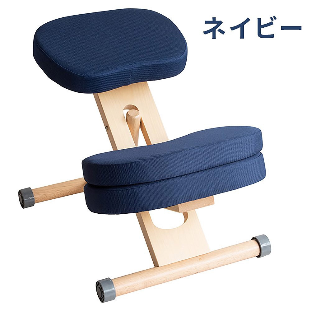 宮武製作所 CH-N889CK_NTNV 補助クッション付き プロポーションチェア キッズ（ナチュラルネイビー） CHN889CKNTNV