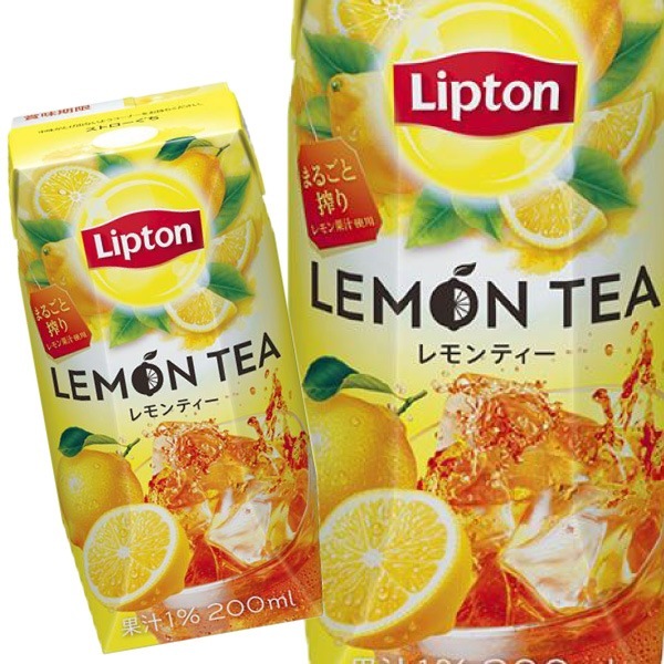 リプトン レモンティー 200ml 48本 （24本入り2ケース）