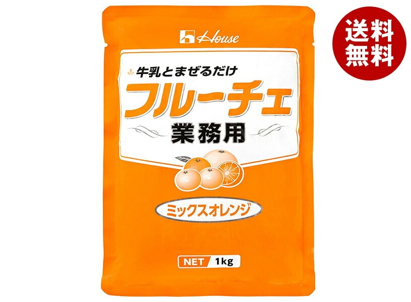 ハウス食品 業務用フルーチェ ミックスオレンジ 1kg＊6袋入＊(2ケース) 10,627円