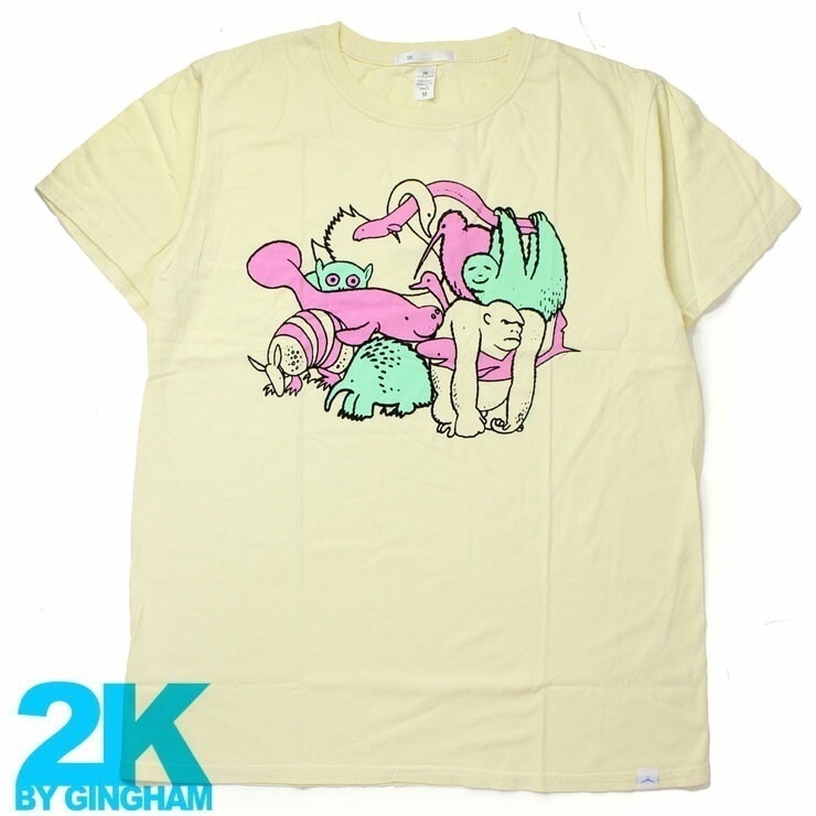 アウトドアブランド tシャツ メンズ 大きいサイズ レディース 2k by Gingham ツーケイ