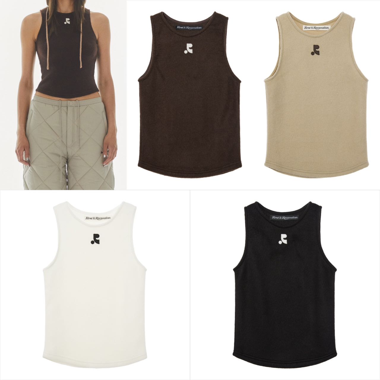 [RR] HAIRY KNIT TANK TOP