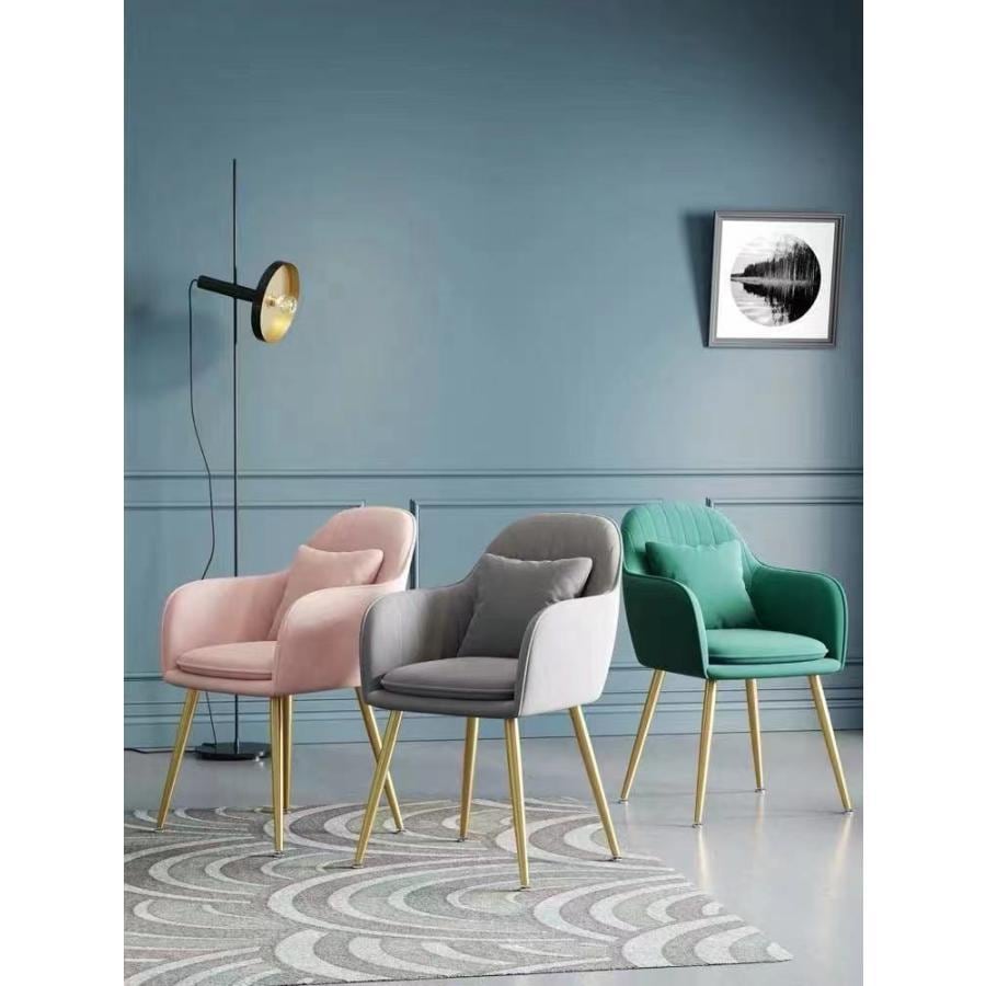 ダイニングチェア 自社製品 椅子 ベロア調 ワイドチェアー ソファチェア ベロア ベルベット ソファ椅子 スツール 背もたれ椅子 可愛い 大人気 SF03