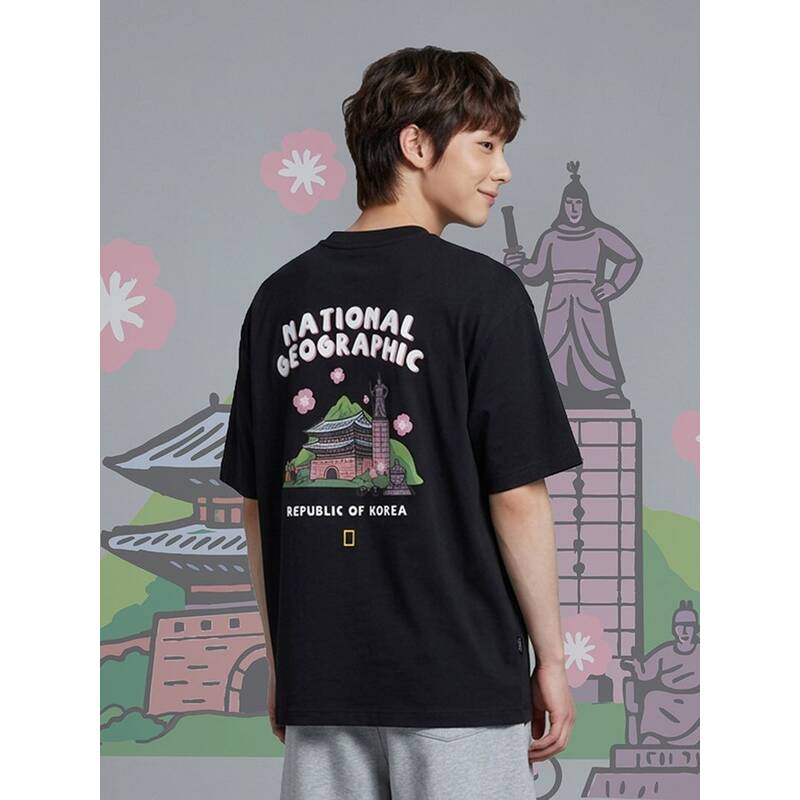 ナショナルジオグラフィック NATIONALGEOGRAPHIC N262UTS923 [ROK] ソウル シティ グラフィック 半袖Tシャツ BLACK N262UTS923099 420249