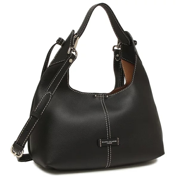 トートバッグ ショルダーバッグ エルザ 2WAY ブラック ブラウン レディース BS10646 STSRDBL