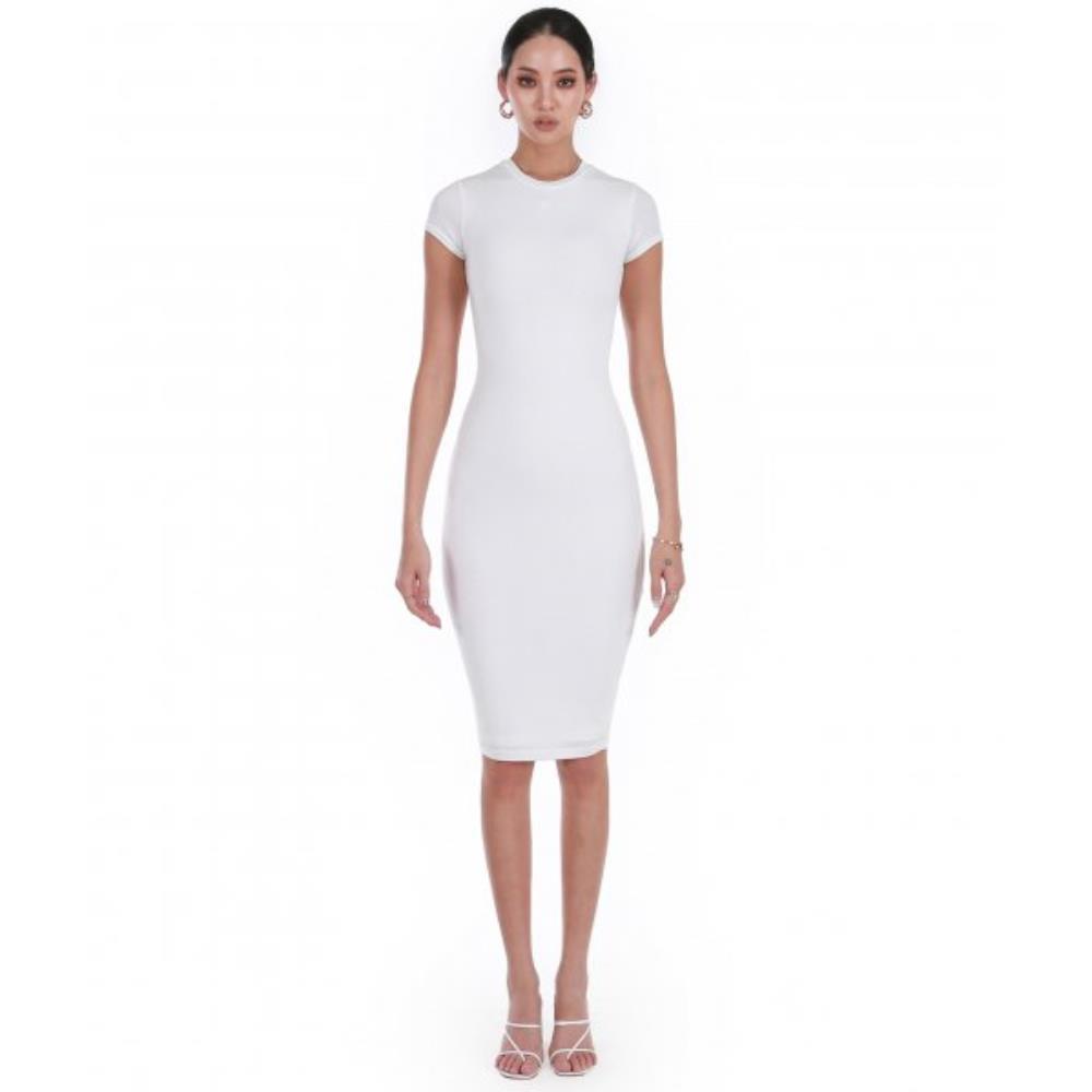 BADBLOOD Lawrence Dress Cream w-dress17-55