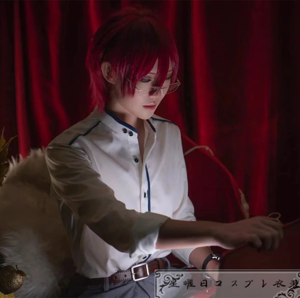 あんスタ 独りの一等星 三毛縞斑 才能開花前 私服 (春夏) シャツ コスプレ衣装 コスチューム品質良い 店舗お勧め