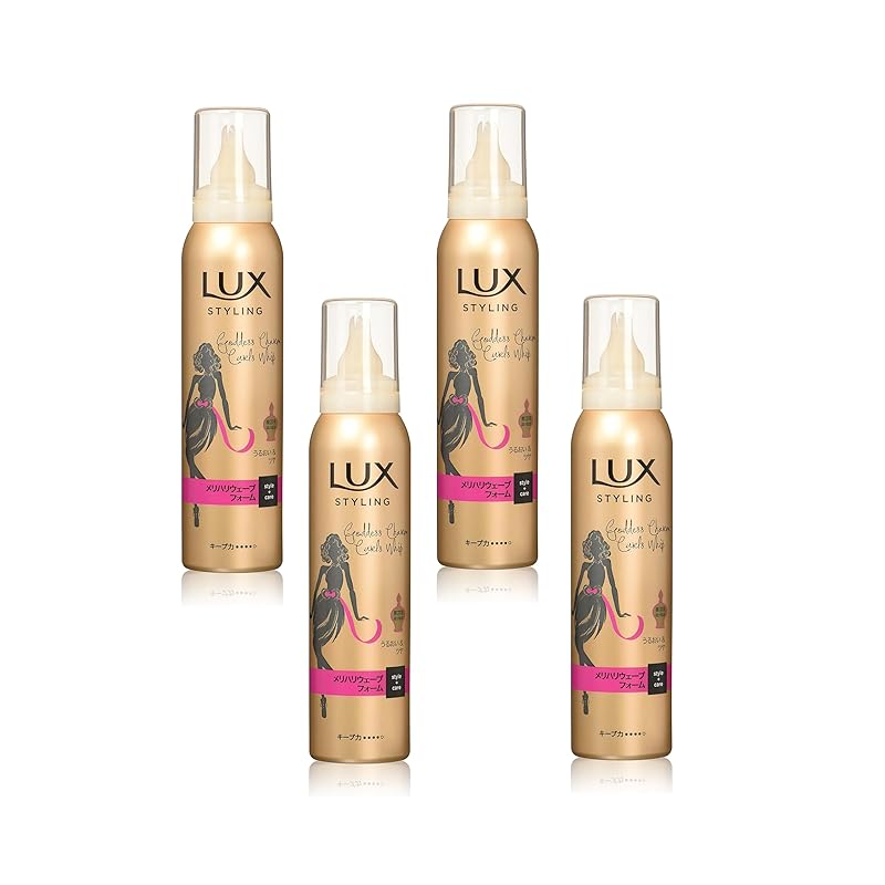【まとめ買い】ラックス 美容液 スタイリング メリハリ ウェーブ フォーム 130g×4個