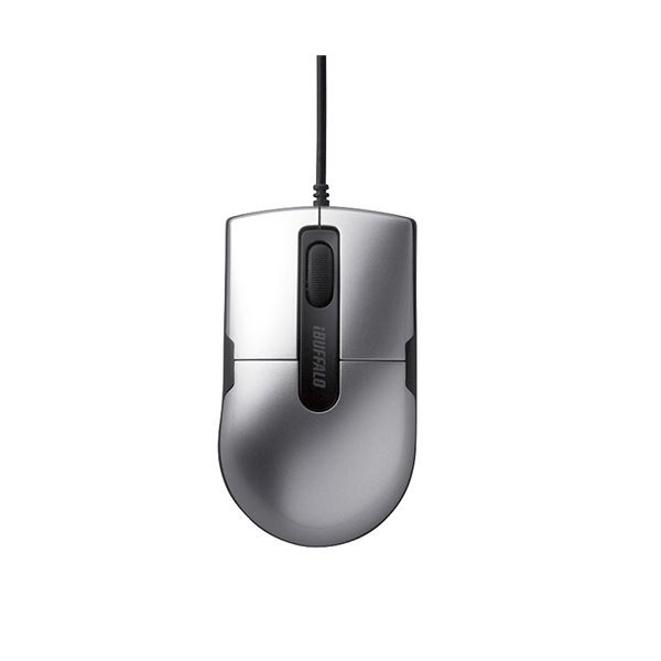 （まとめ） バッファロー 有線BlueLEDマウス静音 3ボタン Sサイズ シルバー BSMBU26SSSV 1個 10セット 57,687円