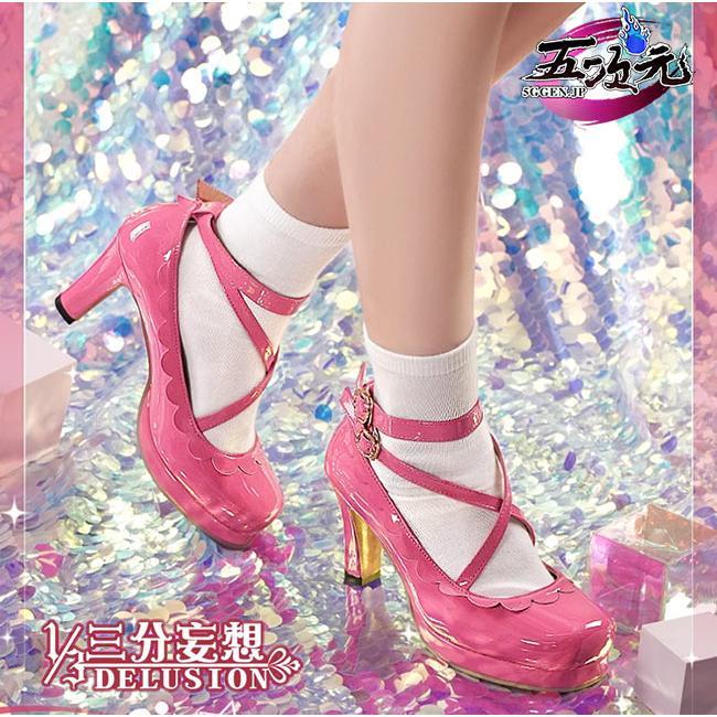 【新品販売 Q10最安値！】 ハロウィン 三分妄想　アイカツアイドルカツドウ　コスプレ　星宮いちご　靴 6,978円