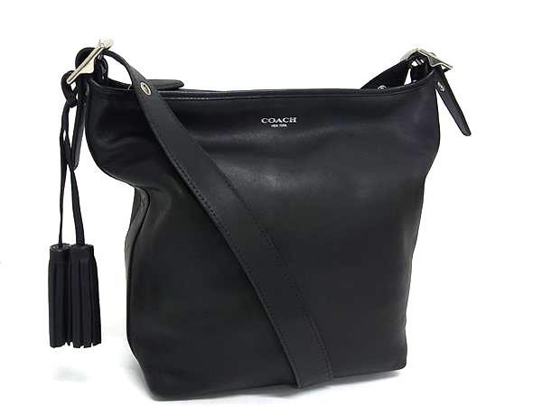 コーチ ショルダーバッグ - レザー 19889 タッセル ブラック ハンドバッグ ショッピングバッグ トートバッグ 鞄 ブランド 斜め掛け 肩掛け 上品 通勤通学 高級【本物保証】 9,828円